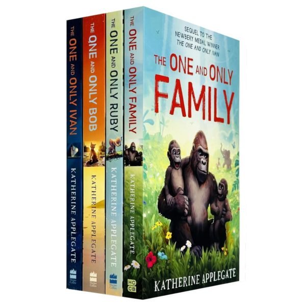 The One and Only Series 4 Books Collection Set By Katherine Applegate(One and Only Ivan, The One and Only Bob, The One and Only Ruby & The One and Only Family) (International Edition) — book cover