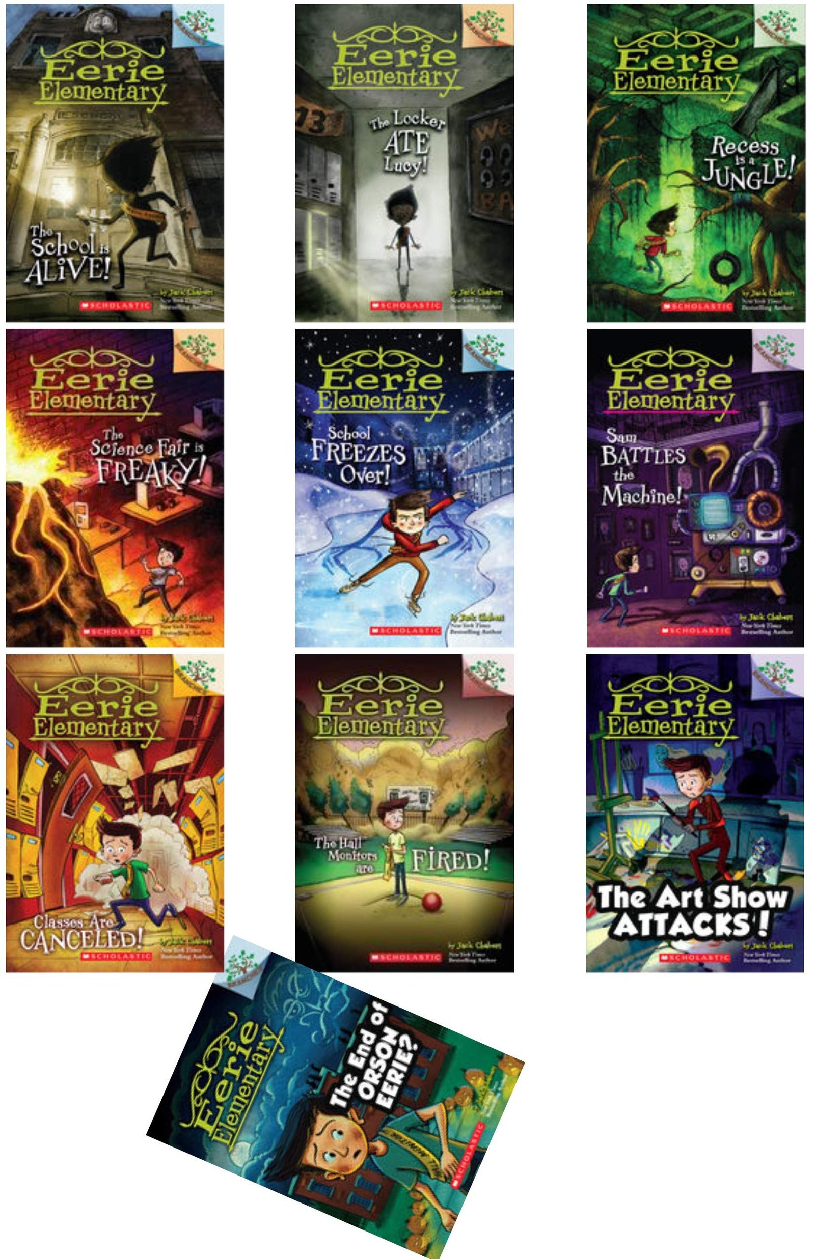 Eerie Elementary Series Set of 1 - 10 Humor Combined with Adventure for Reluctant Reader Appeal — book cover