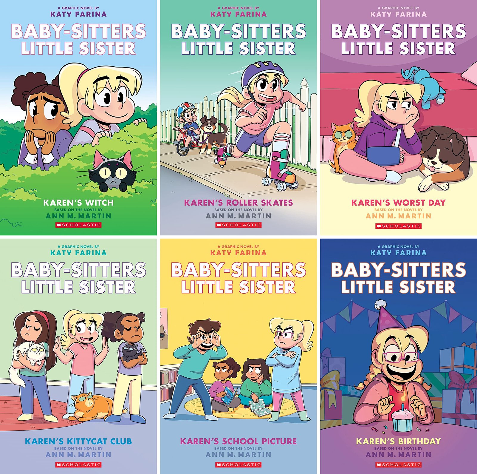 Baby-Sitters Little Sister Graphic Novels, Books 1-6 Set (Graphix) — book cover