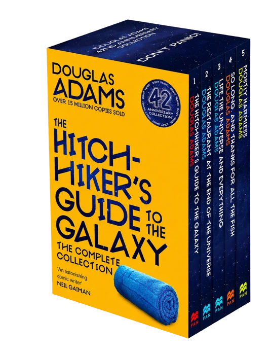 The Complete Hitchhiker's Guide to the Galaxy Boxset: Guide to the Galaxy / The Restaurant at the End of the Universe / Life, the Universe and ... and Thanks for all the Fish / Mostly Harmless