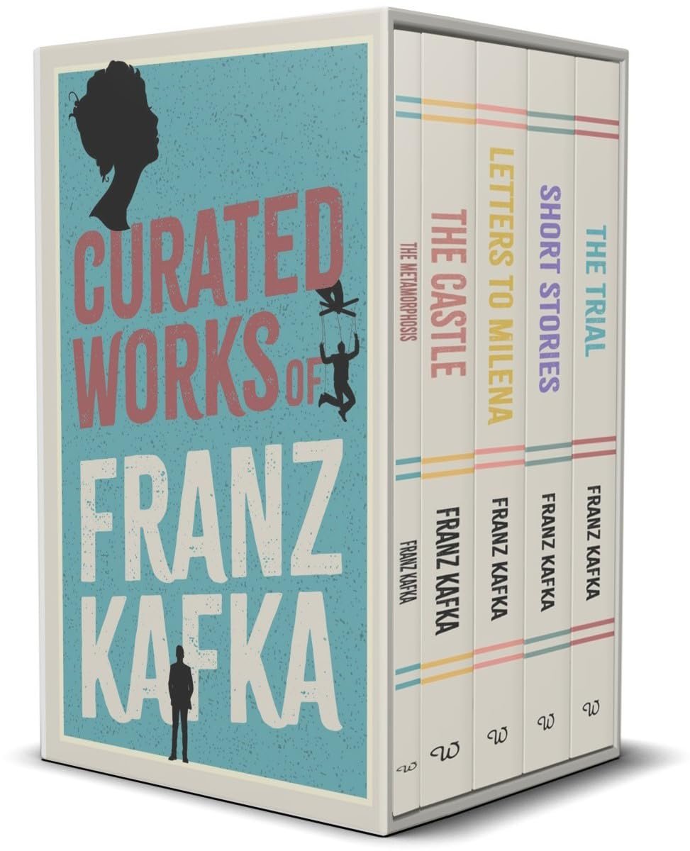 Curated Works of Franz Kafka 5 Books Collection Boxed Set(The Trial, Short Stories, Letters to Millena, The Castle & The Metamorphosis) — book cover