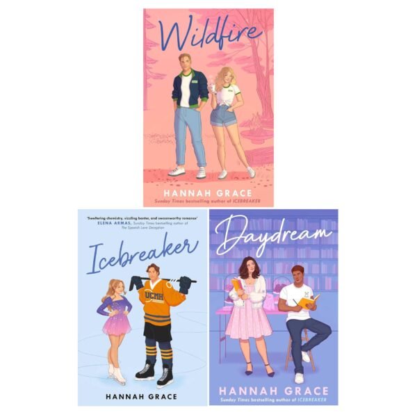 The Maple Hills Series 3 Book Collection Set By Hannah Grace (Icebreaker, Wildfire & Daydream) — book cover